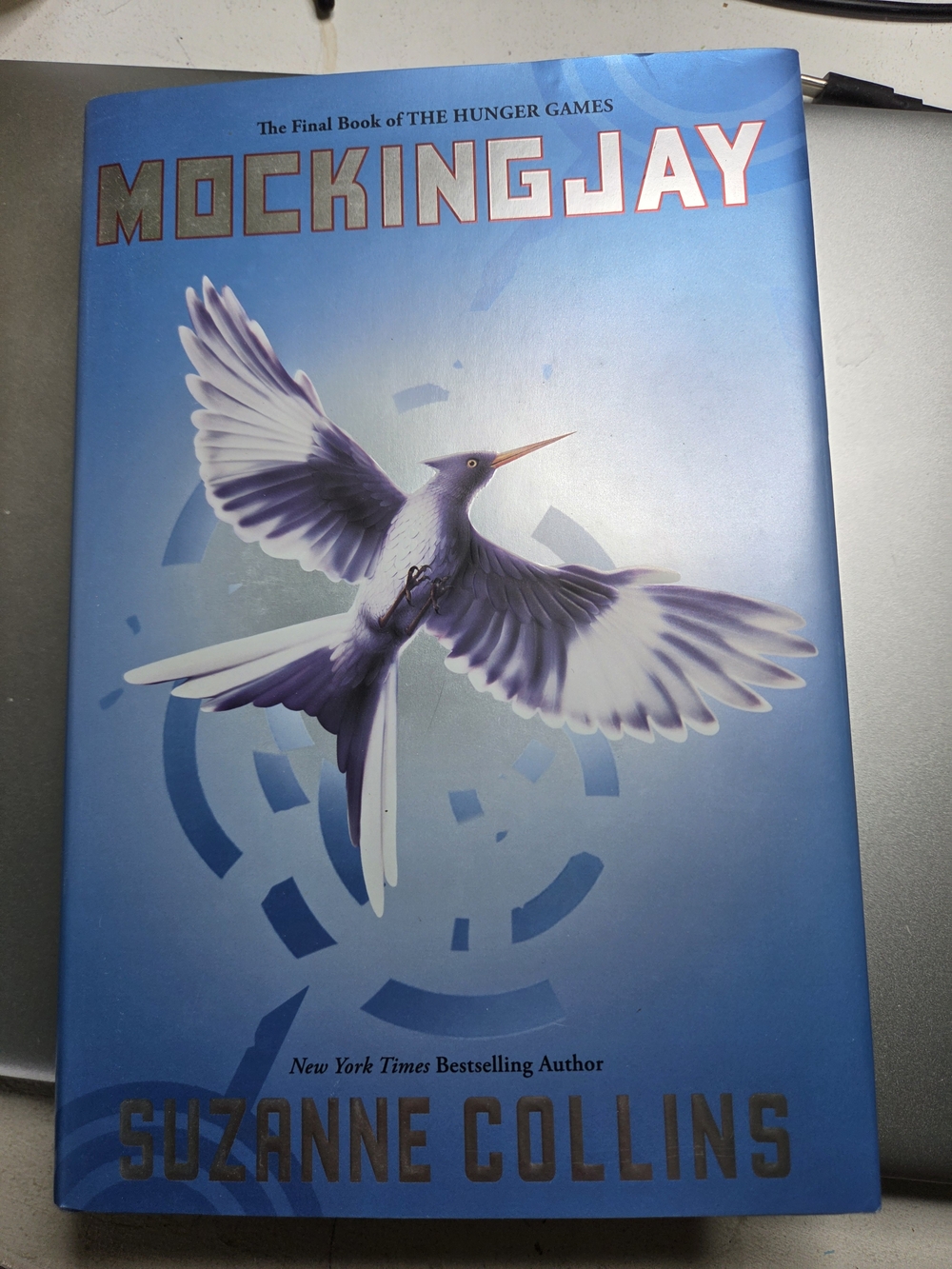 Mockingjay Suzanne Collins Hardcover Hunger Games Book 3 Blue Dust Jacket